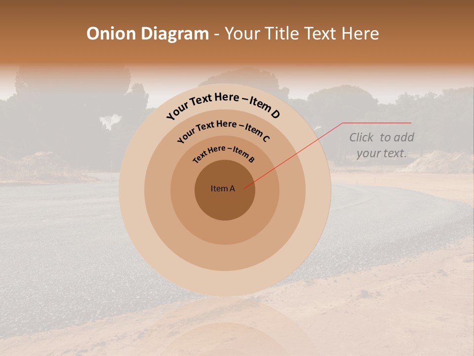 Texture Tarmac Textural PowerPoint Template