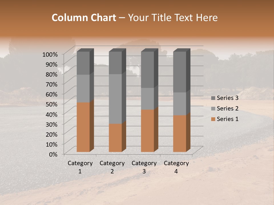 Texture Tarmac Textural PowerPoint Template