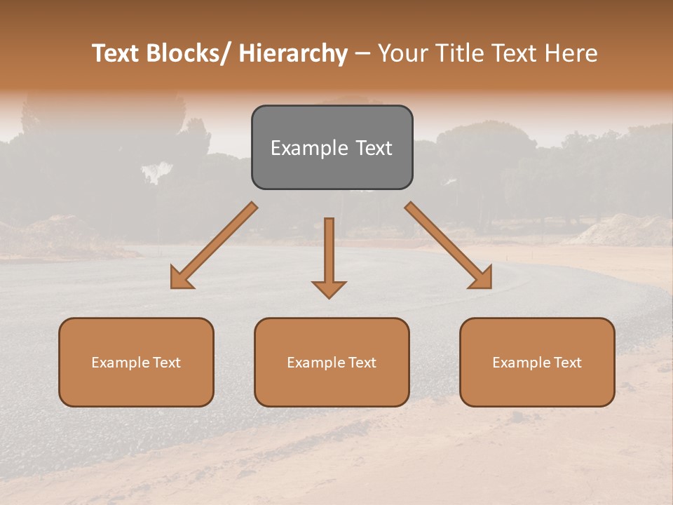 Texture Tarmac Textural PowerPoint Template