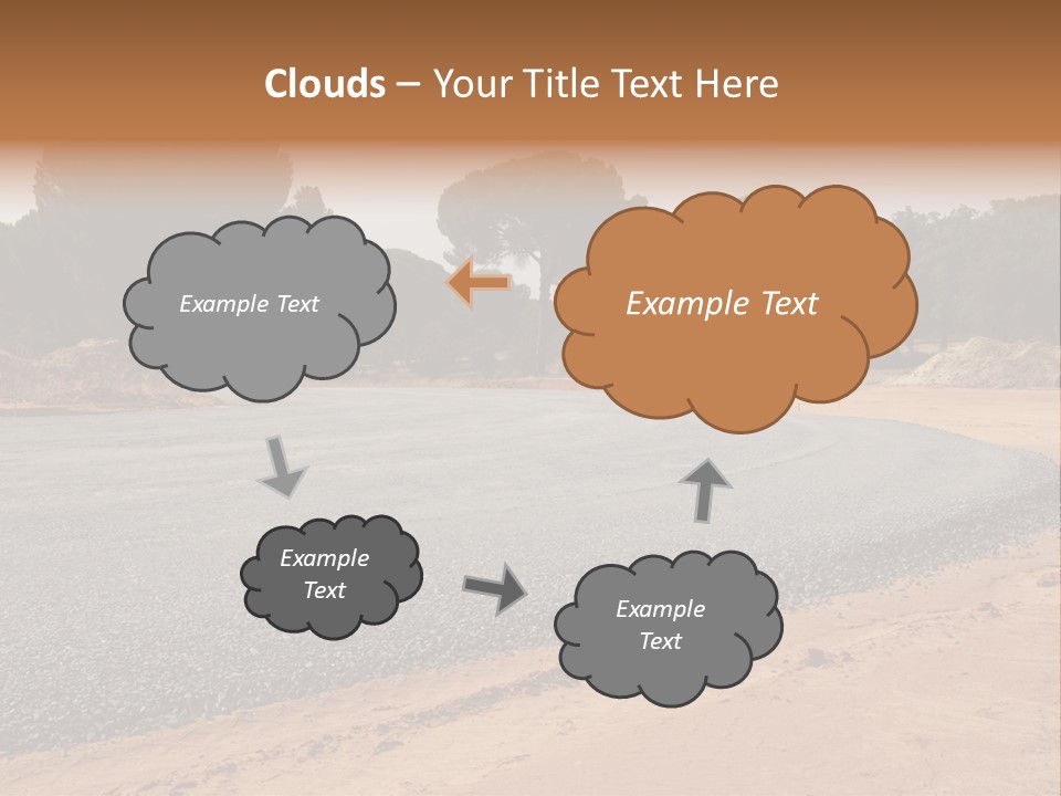 Texture Tarmac Textural PowerPoint Template