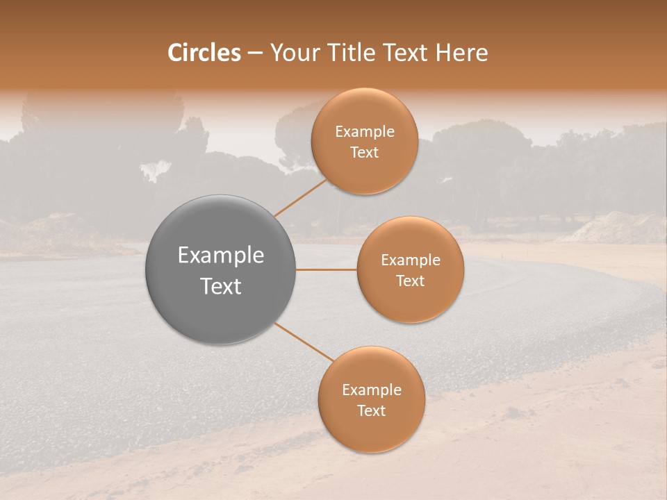 Texture Tarmac Textural PowerPoint Template