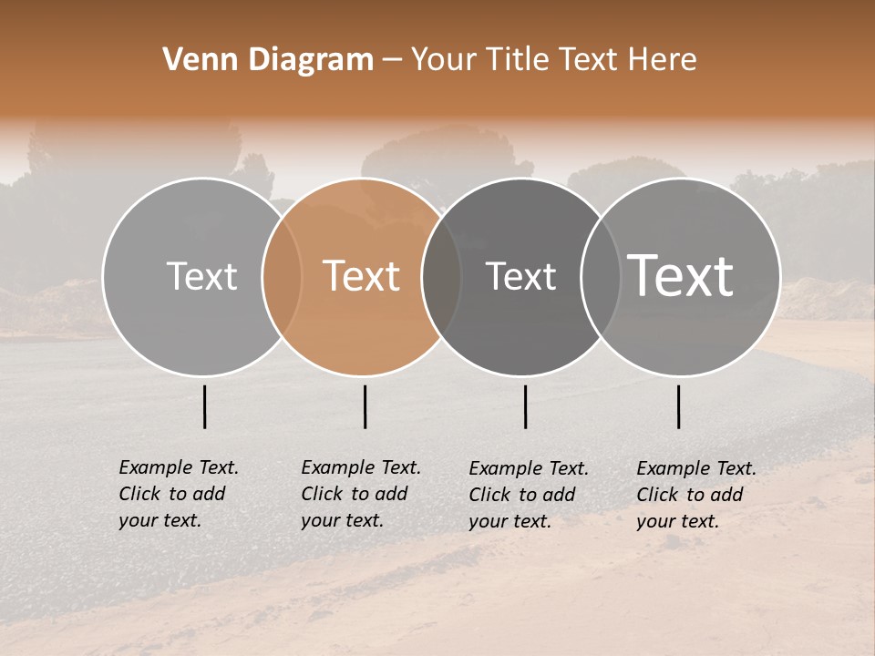 Texture Tarmac Textural PowerPoint Template