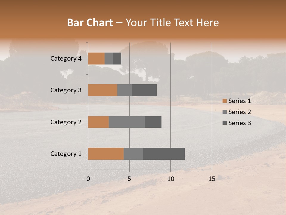 Texture Tarmac Textural PowerPoint Template