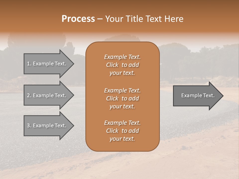 Texture Tarmac Textural PowerPoint Template