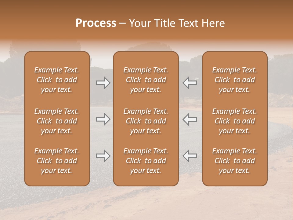 Texture Tarmac Textural PowerPoint Template