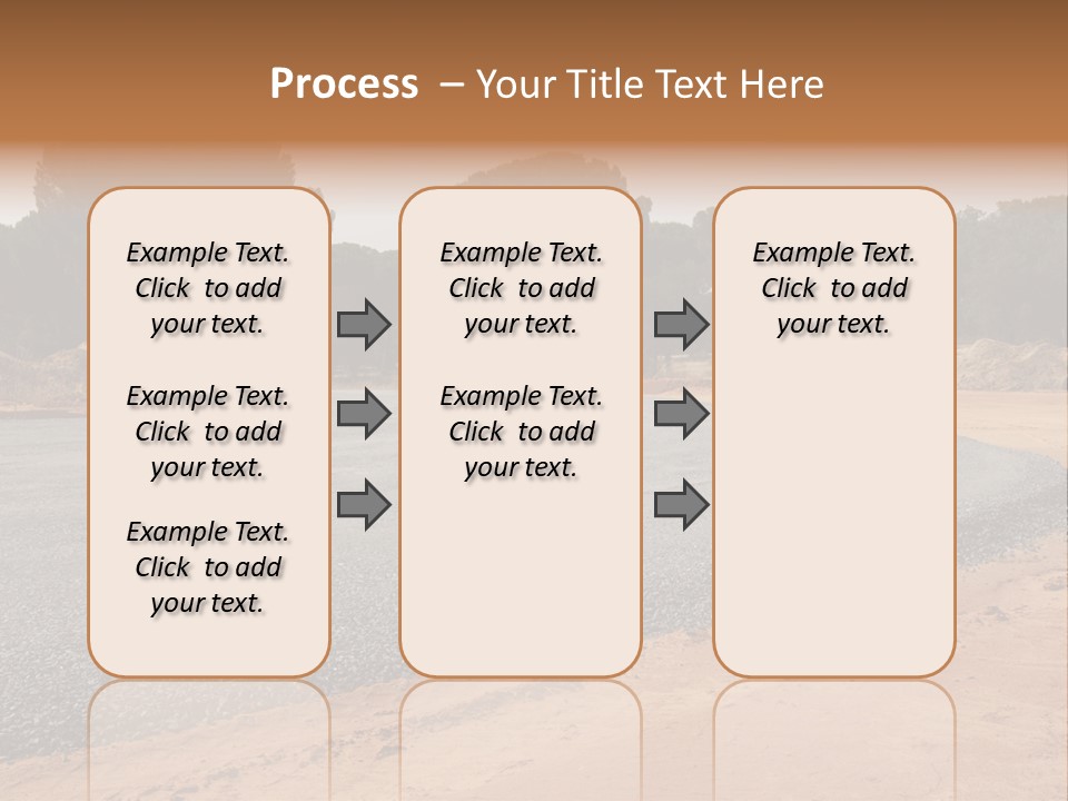 Texture Tarmac Textural PowerPoint Template