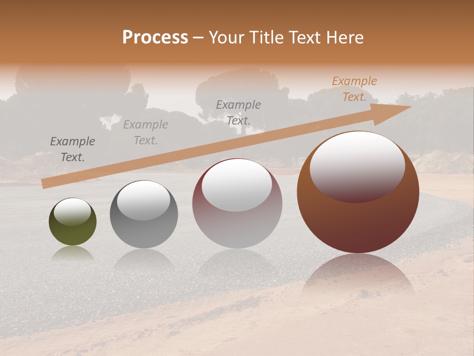 Texture Tarmac Textural PowerPoint Template