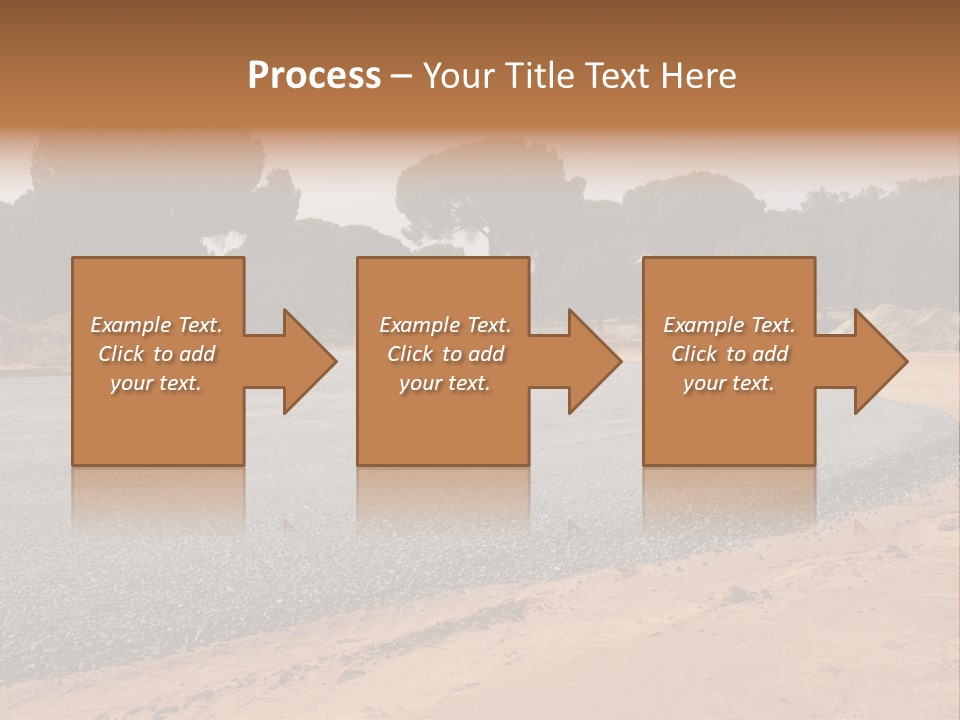 Texture Tarmac Textural PowerPoint Template