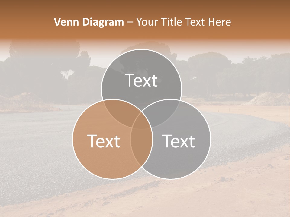 Texture Tarmac Textural PowerPoint Template