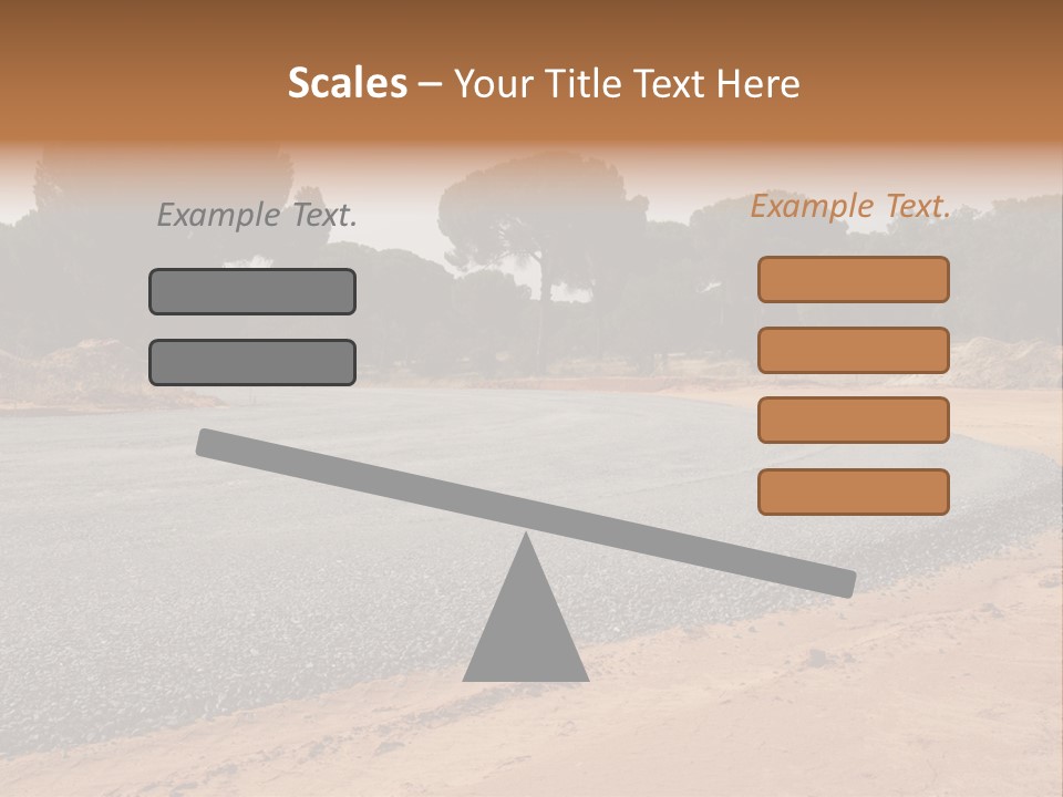 Texture Tarmac Textural PowerPoint Template