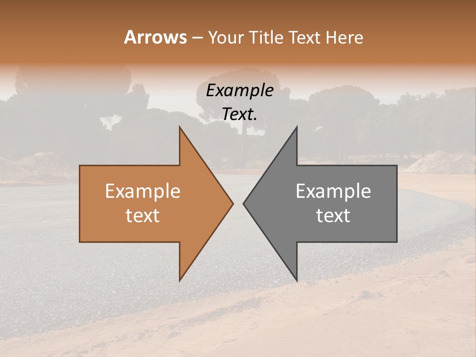 Texture Tarmac Textural PowerPoint Template