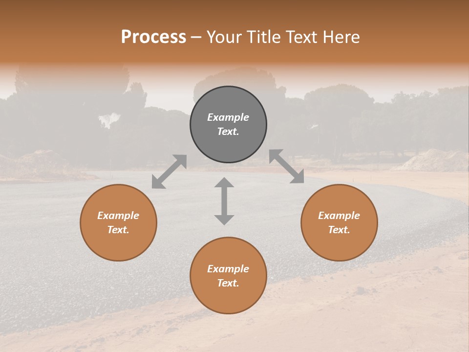 Texture Tarmac Textural PowerPoint Template