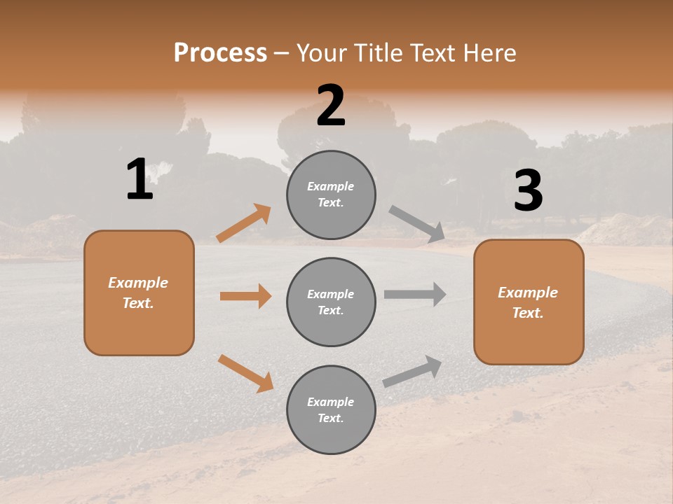 Texture Tarmac Textural PowerPoint Template