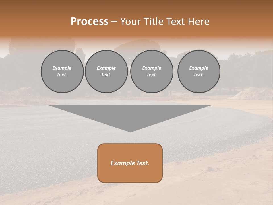 Texture Tarmac Textural PowerPoint Template