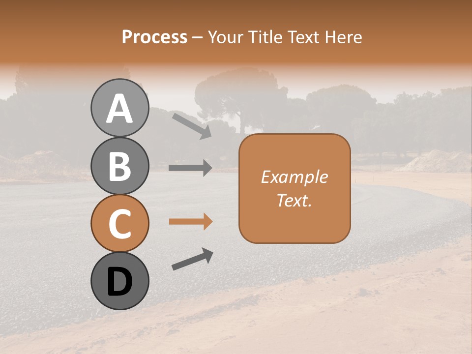 Texture Tarmac Textural PowerPoint Template