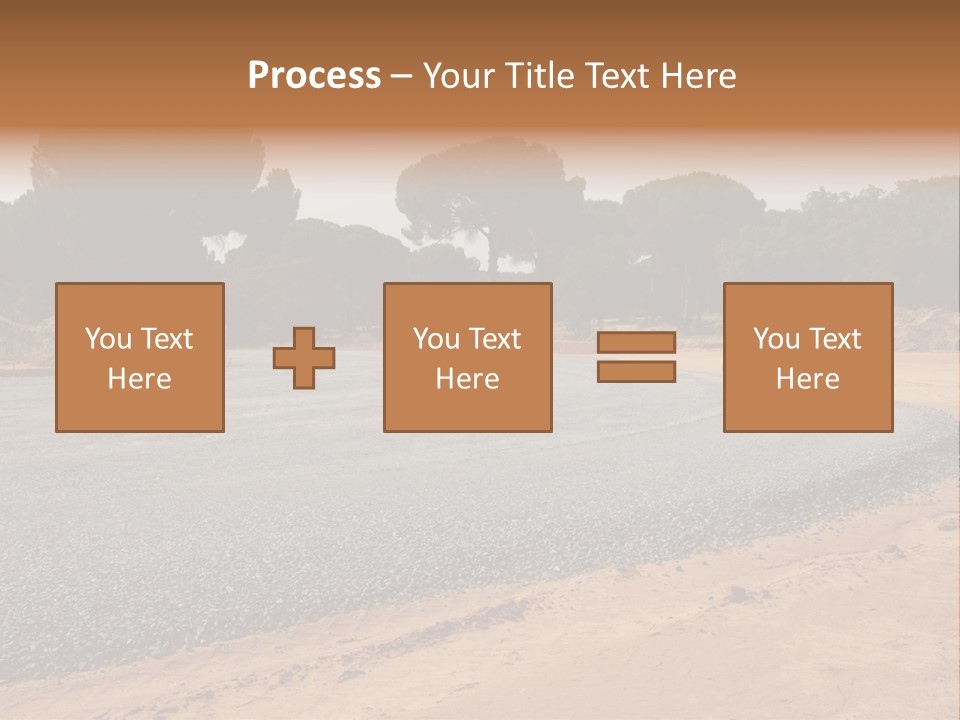 Texture Tarmac Textural PowerPoint Template