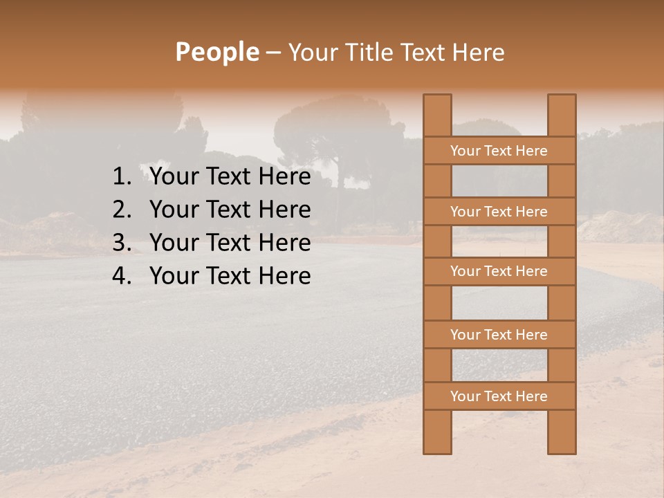 Texture Tarmac Textural PowerPoint Template