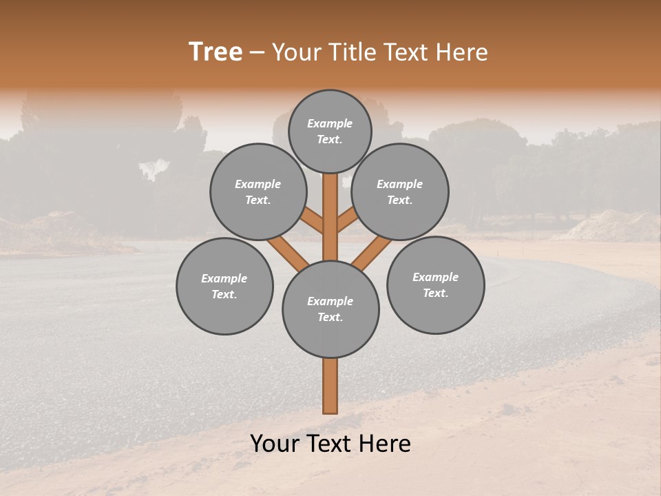 Texture Tarmac Textural PowerPoint Template