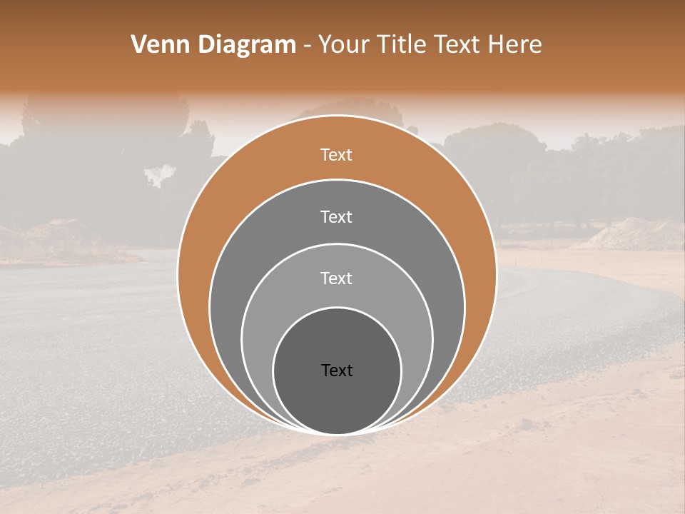 Texture Tarmac Textural PowerPoint Template