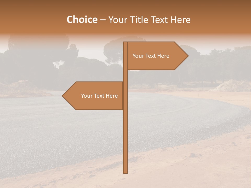 Texture Tarmac Textural PowerPoint Template