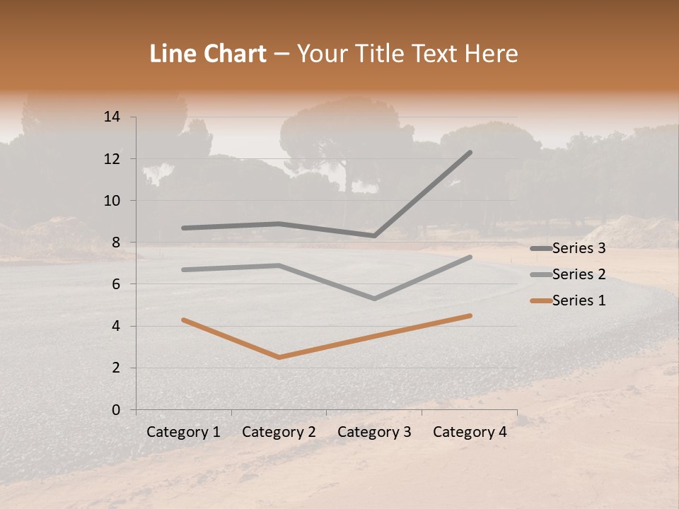 Texture Tarmac Textural PowerPoint Template