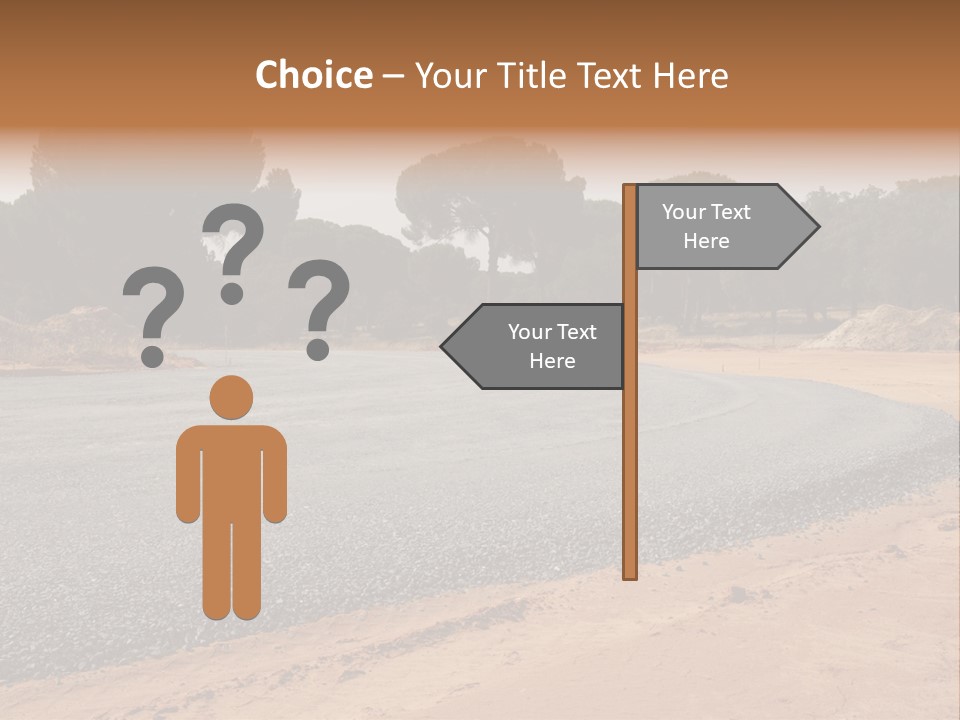 Texture Tarmac Textural PowerPoint Template