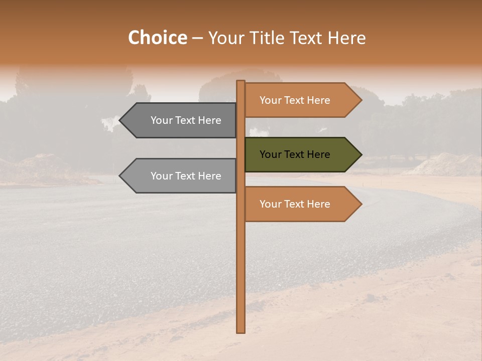 Texture Tarmac Textural PowerPoint Template