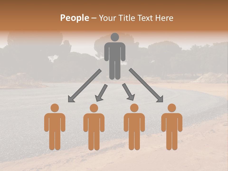 Texture Tarmac Textural PowerPoint Template