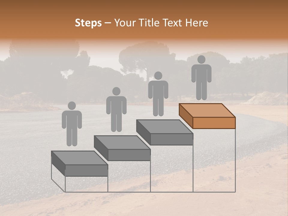 Texture Tarmac Textural PowerPoint Template