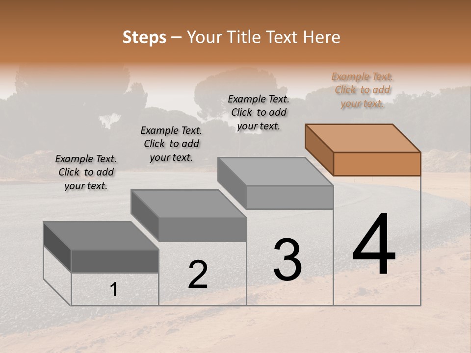 Texture Tarmac Textural PowerPoint Template