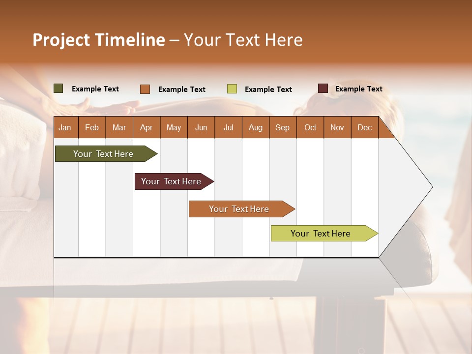 A Woman Getting A Back Massage At A Spa PowerPoint Template