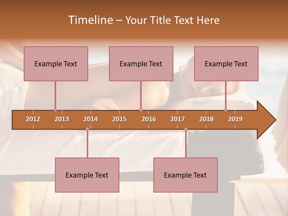 A Woman Getting A Back Massage At A Spa PowerPoint Template