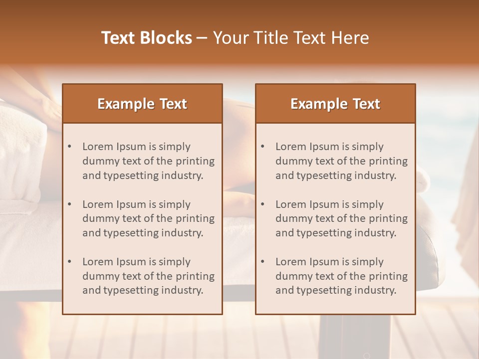 A Woman Getting A Back Massage At A Spa PowerPoint Template
