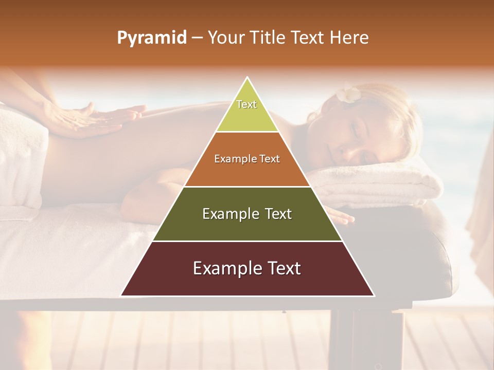 A Woman Getting A Back Massage At A Spa PowerPoint Template