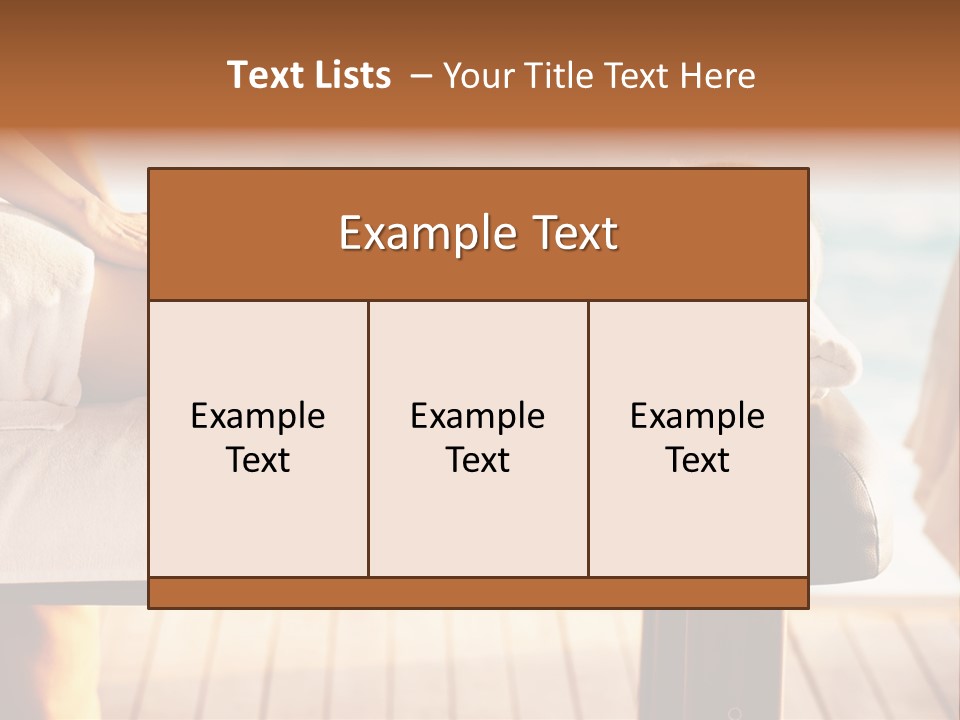 A Woman Getting A Back Massage At A Spa PowerPoint Template