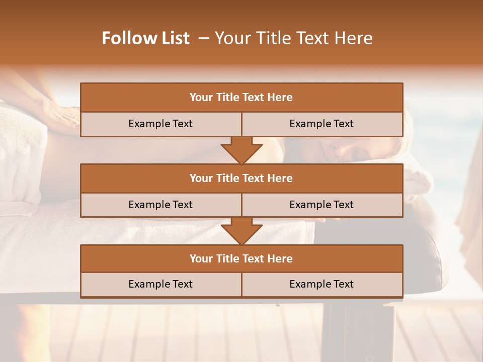 A Woman Getting A Back Massage At A Spa PowerPoint Template