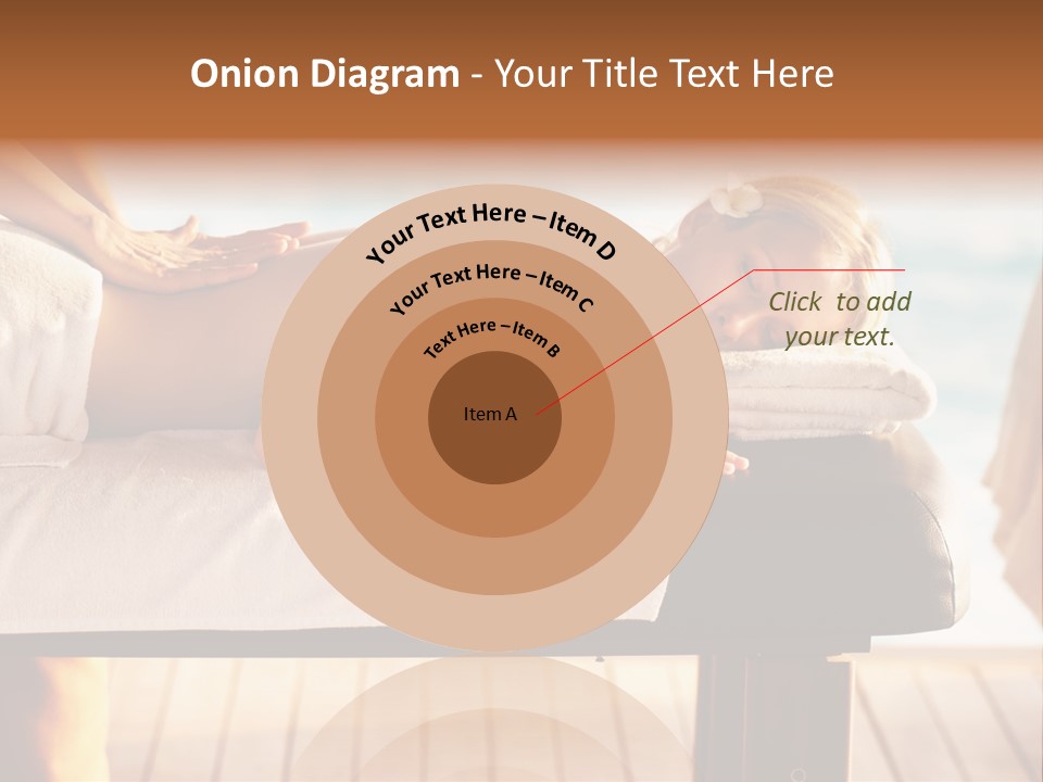 A Woman Getting A Back Massage At A Spa PowerPoint Template