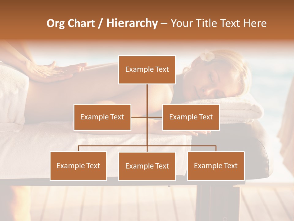 A Woman Getting A Back Massage At A Spa PowerPoint Template