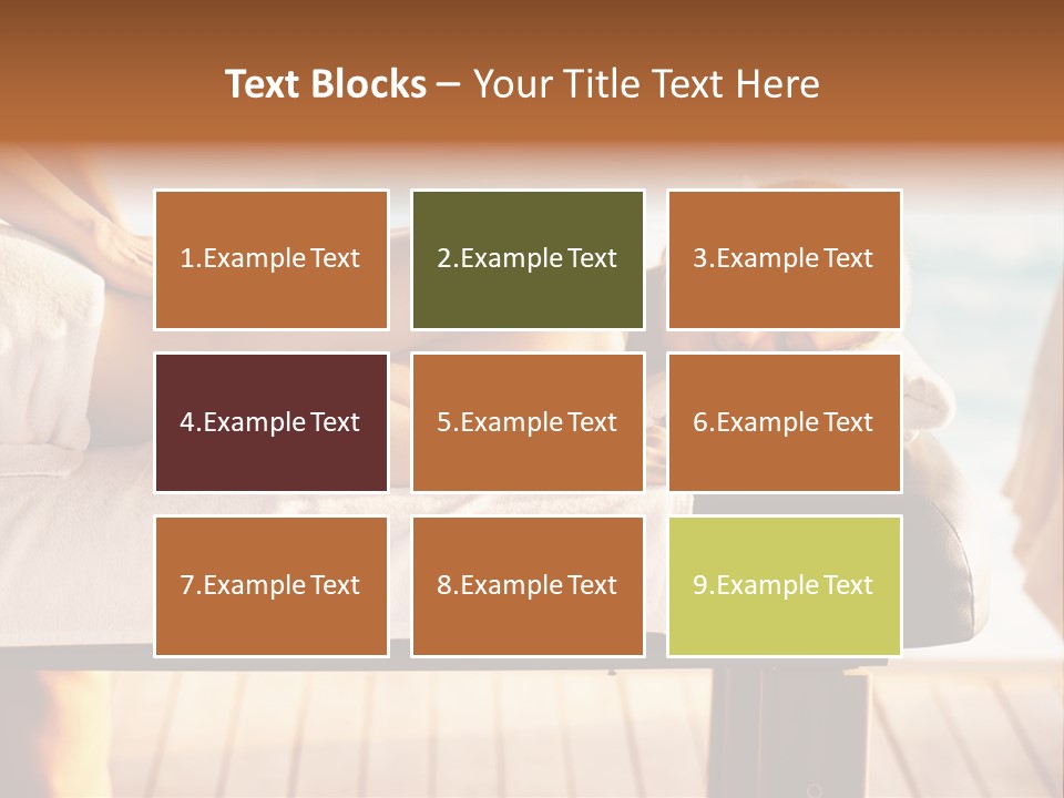 A Woman Getting A Back Massage At A Spa PowerPoint Template