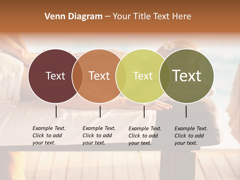 A Woman Getting A Back Massage At A Spa PowerPoint Template