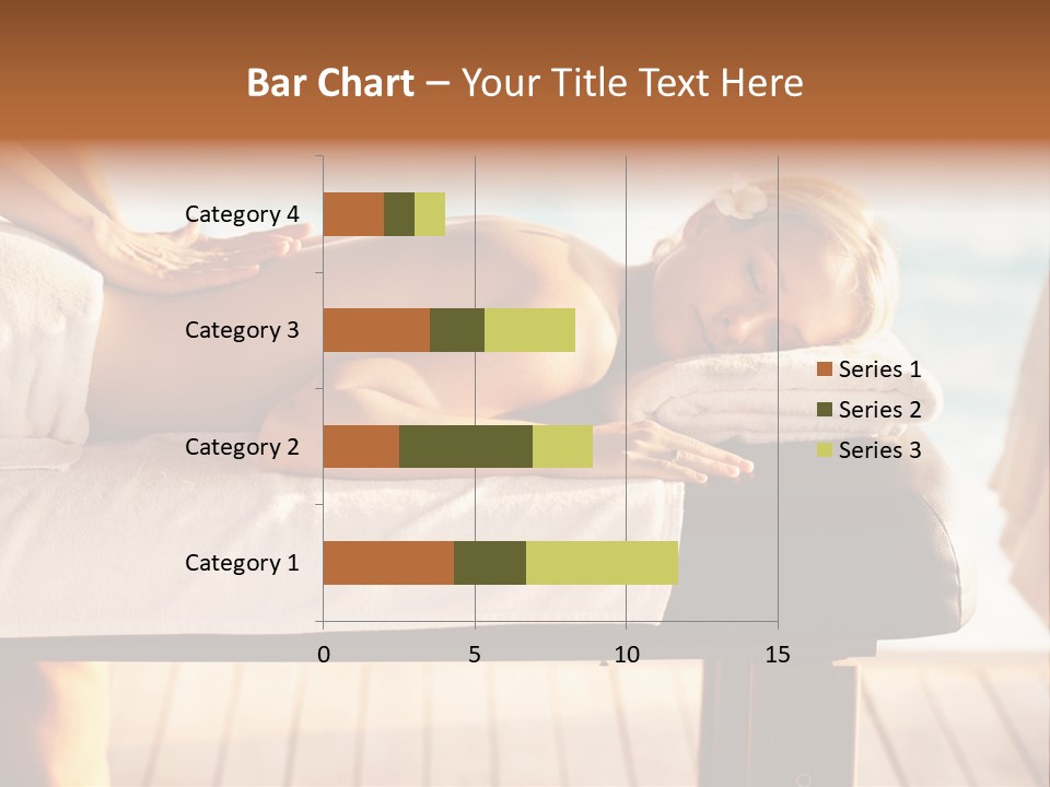 A Woman Getting A Back Massage At A Spa PowerPoint Template