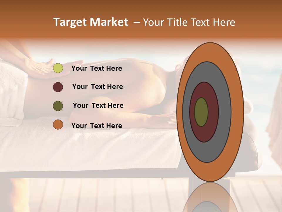 A Woman Getting A Back Massage At A Spa PowerPoint Template