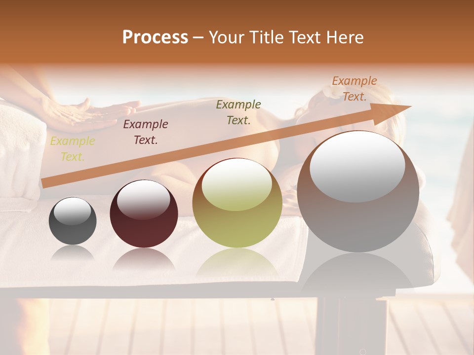 A Woman Getting A Back Massage At A Spa PowerPoint Template