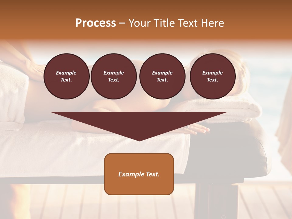 A Woman Getting A Back Massage At A Spa PowerPoint Template
