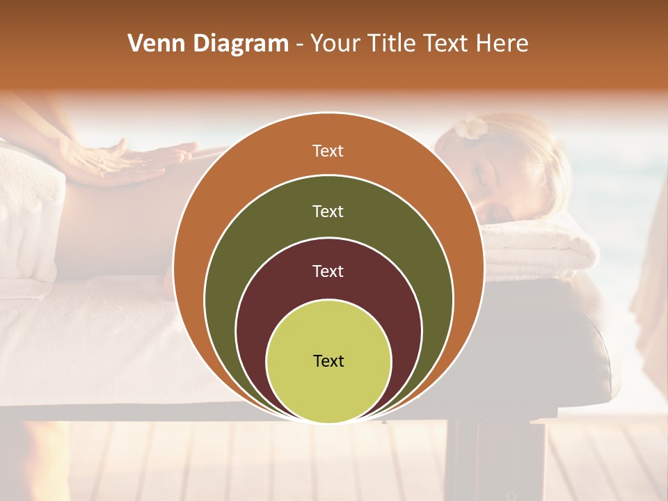 A Woman Getting A Back Massage At A Spa PowerPoint Template