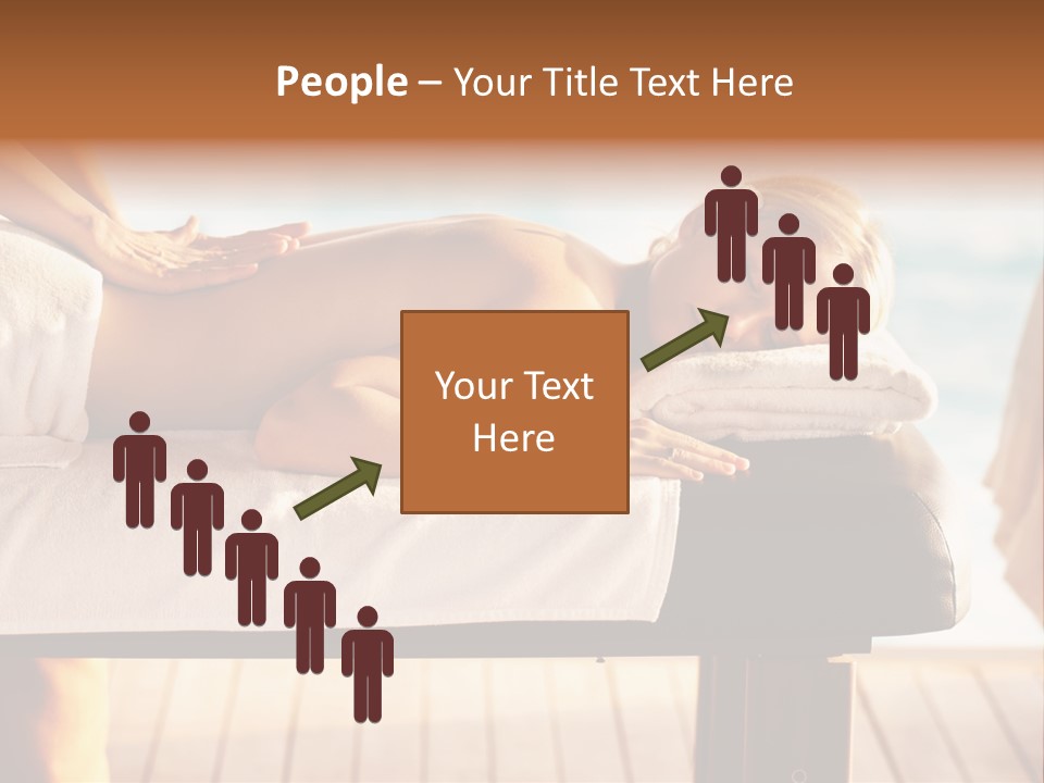 A Woman Getting A Back Massage At A Spa PowerPoint Template