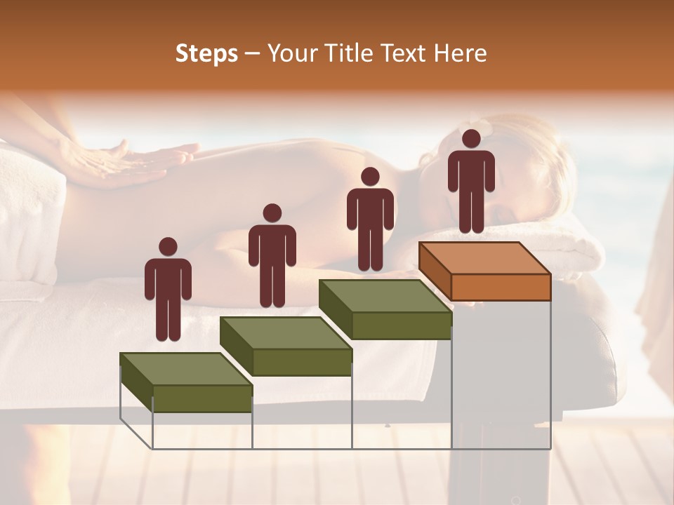 A Woman Getting A Back Massage At A Spa PowerPoint Template
