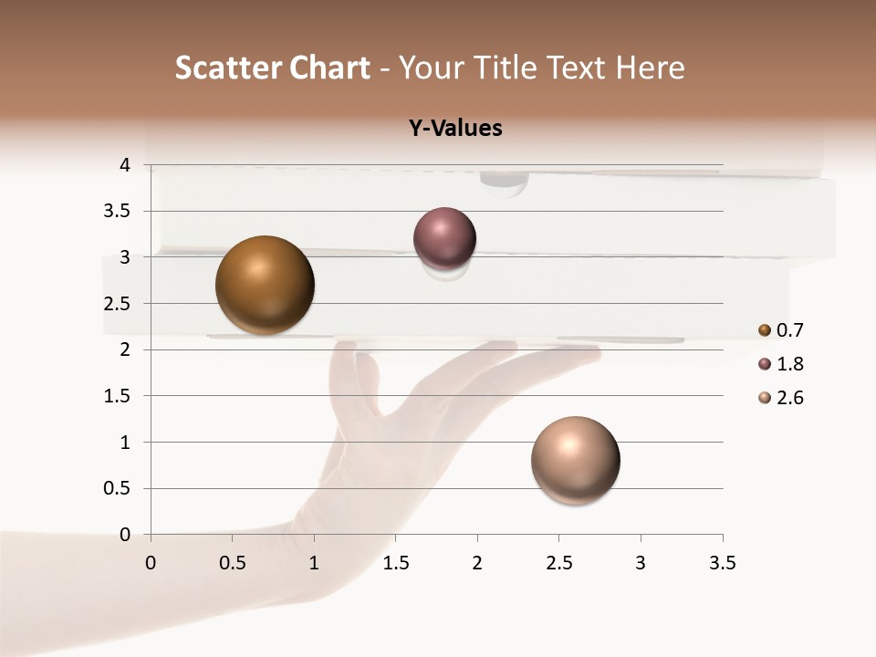 A Hand Is Holding A White Box With The Lid Open PowerPoint Template