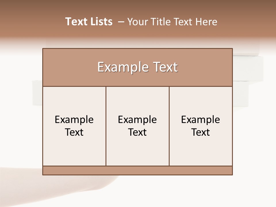 A Hand Is Holding A White Box With The Lid Open PowerPoint Template