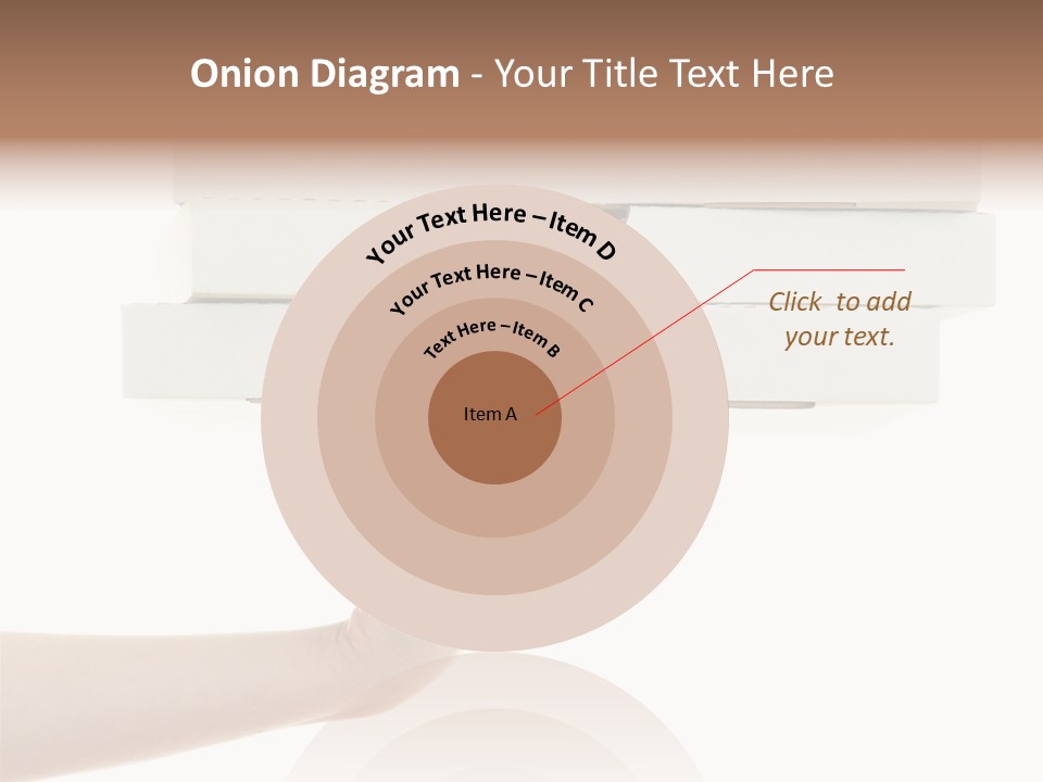 A Hand Is Holding A White Box With The Lid Open PowerPoint Template